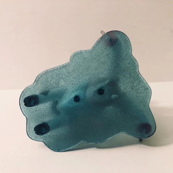 Cow Skating Christmas Ornament 3 Inch Long Plastic Figure - Picture 7 of 10